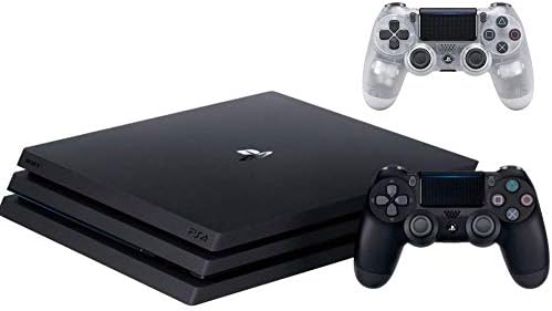 Sony PlayStation 4 Pro 1TB Console צרור w / dualShock 4 בקר אלחוטי -בקר -גביש | נגן דיסק Blu-ray | Wi-Fi | מעבד AMD | כבל HDMI